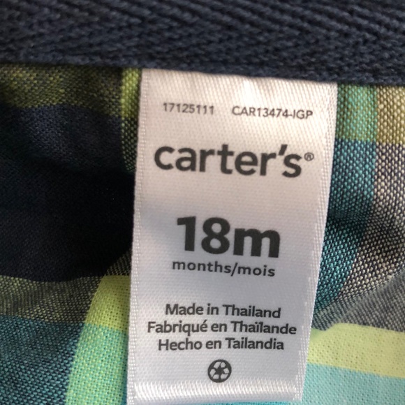18mo new Carter’s boy One piece - Picture 2 of 2